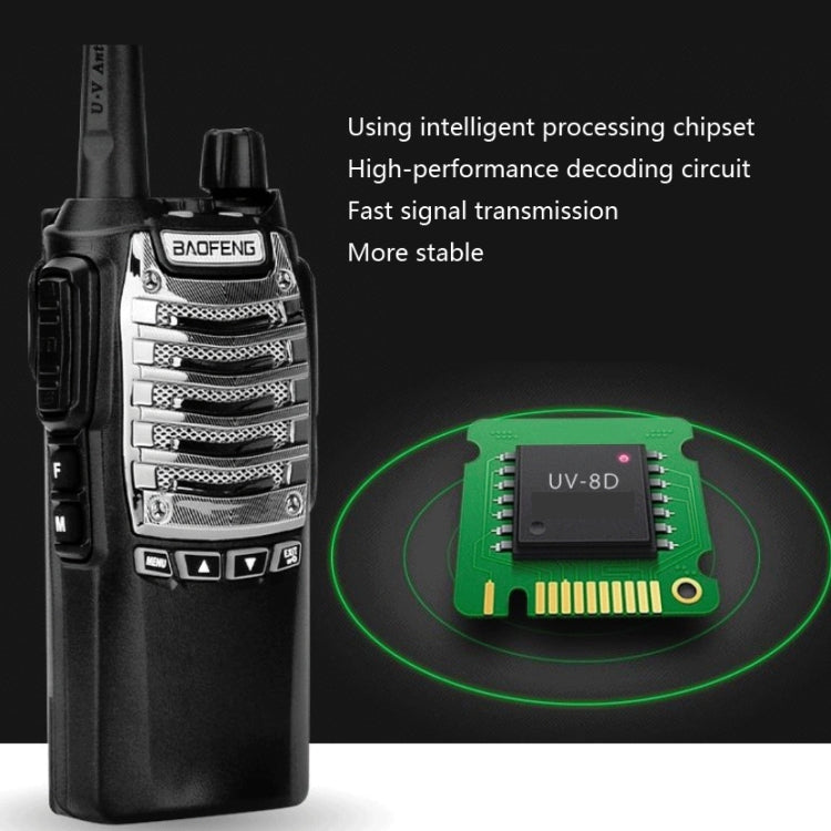 Baofeng UV-8D 8W High-power Dual-transmit Button Multifunctional Walkie-talkie, Plug Specifications:EU Plug - Consumer Electronics by Baofeng | Online Shopping UK | buy2fix