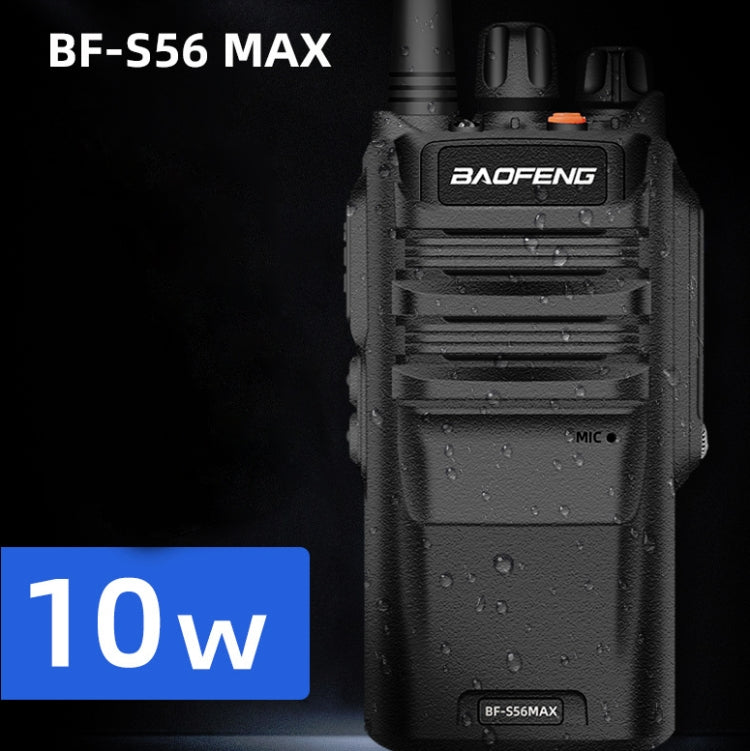 Baofeng BF-S56MAX High-power Waterproof Handheld Communication Device Walkie-talkie, Plug Specifications:US Plug - Consumer Electronics by Baofeng | Online Shopping UK | buy2fix
