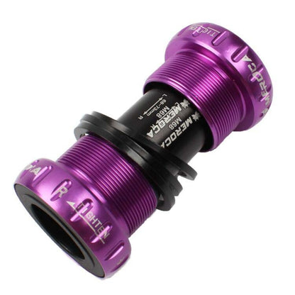 Meroca Mountain Bike Bottom Axle One Hollow Bb Bicycle Screw-In Bottom(Purple) - Outdoor & Sports by buy2fix | Online Shopping UK | buy2fix