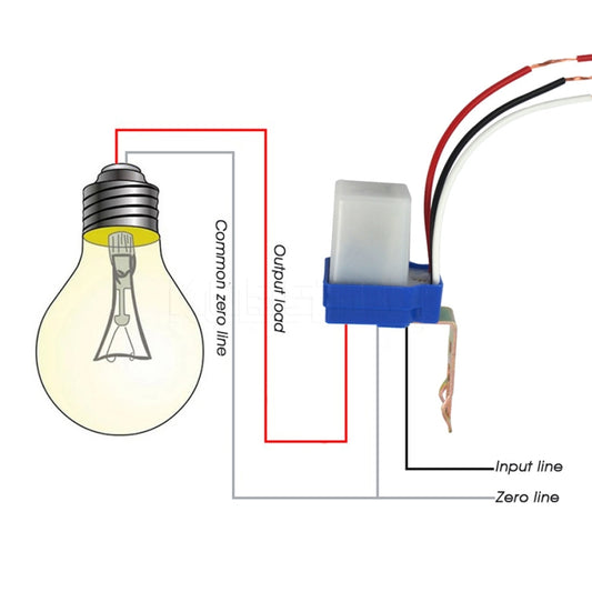 Automatic Switch Sensor Switch Photocell Street Light Switch Control(12V) - Consumer Electronics by buy2fix | Online Shopping UK | buy2fix