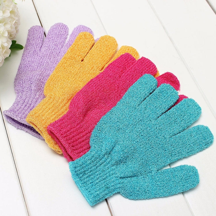 5 PCS Shower Bath Gloves Exfoliating Spa Massage Scrub Body Glove(Blue) - Home & Garden by buy2fix | Online Shopping UK | buy2fix