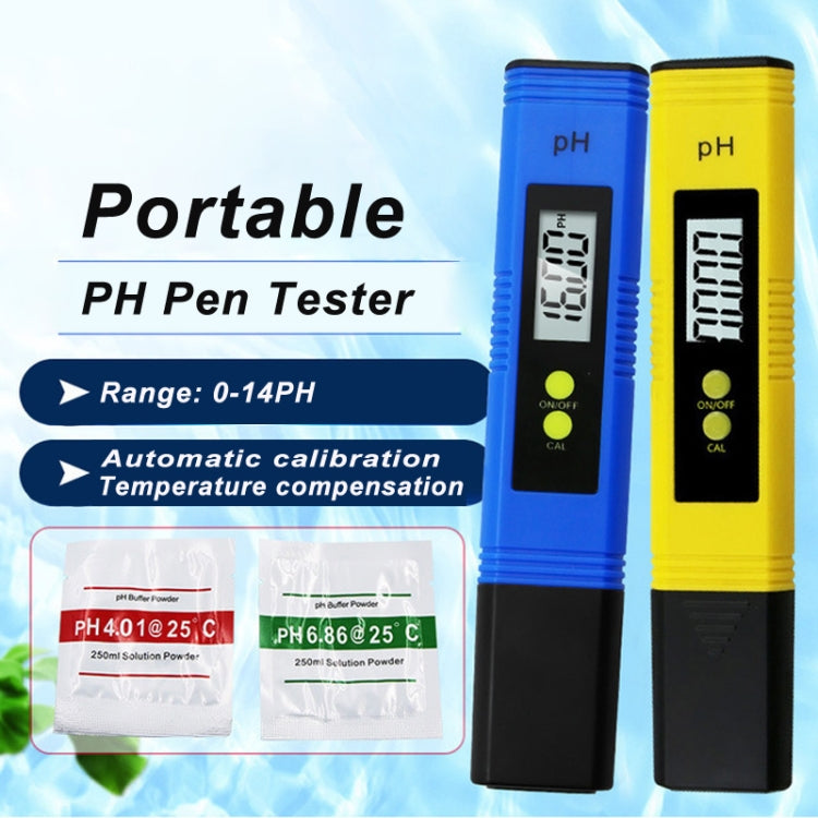 Portable High-precision PH Test Pen PH Acidity Meter PH Water Quality Detection Instrument(Yellow) - Consumer Electronics by buy2fix | Online Shopping UK | buy2fix