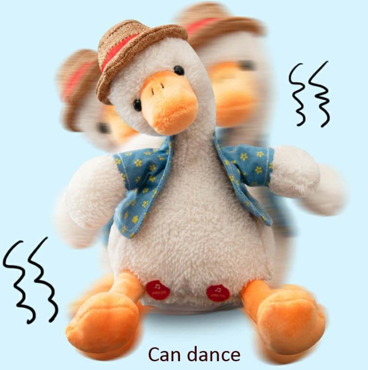 Repeat Duck Tricky Duck Learn Talking Singing Plush Duck Toy, Style:Interactive Ver. - Electronic Pets by buy2fix | Online Shopping UK | buy2fix