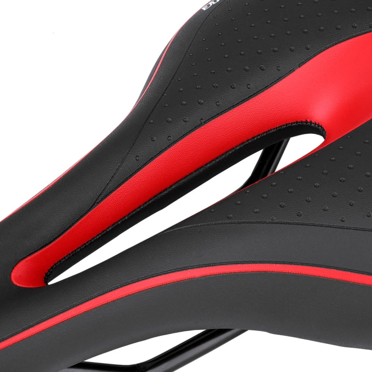 YAFEE YF-1018 Mountain Bike Saddle Bicycle Riding Saddle Bicycle Saddle(Black Red) - Outdoor & Sports by YAFEE | Online Shopping UK | buy2fix