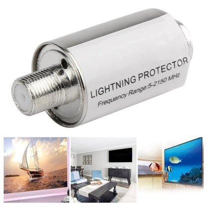 JS-210 5-2150MHz Lighting Protector Coaxial Satellite TV Light Protection Devices Satellite Antenna Arrester - Security by buy2fix | Online Shopping UK | buy2fix
