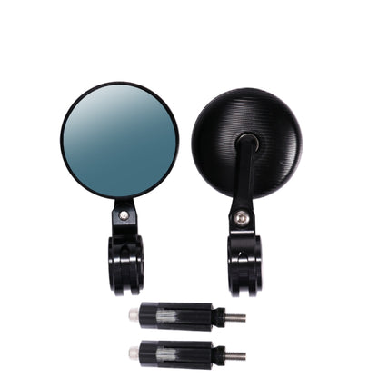 Motorcycle Modified Rearview Mirror CNC Handle Mirror Accessories(Black) - Side Mirrors by buy2fix | Online Shopping UK | buy2fix