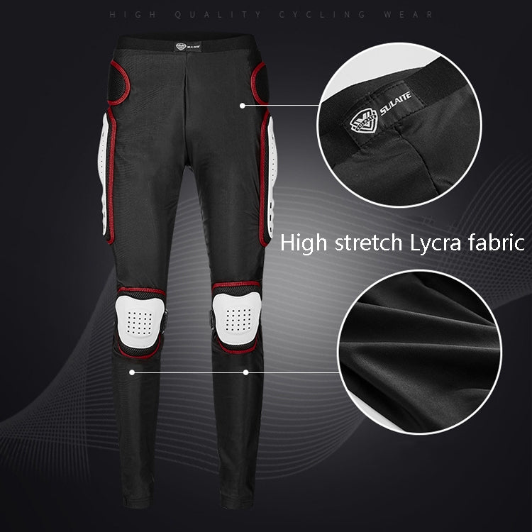 SULAITE Motorcycle Cross-Country Riding Trousers Protective Hip Pants, Specification: XL(Black) - Protective Gear by SULAITE | Online Shopping UK | buy2fix