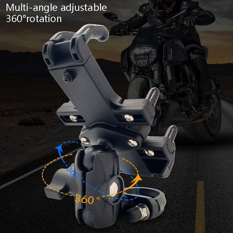 N-STAR Motorcycle Bicycle Composite Version Of Mobile Phone Bracket Multifunctional Accessories Lightweight Riding Equipment(T-shaped Ball Head) - Holders by N-STAR | Online Shopping UK | buy2fix