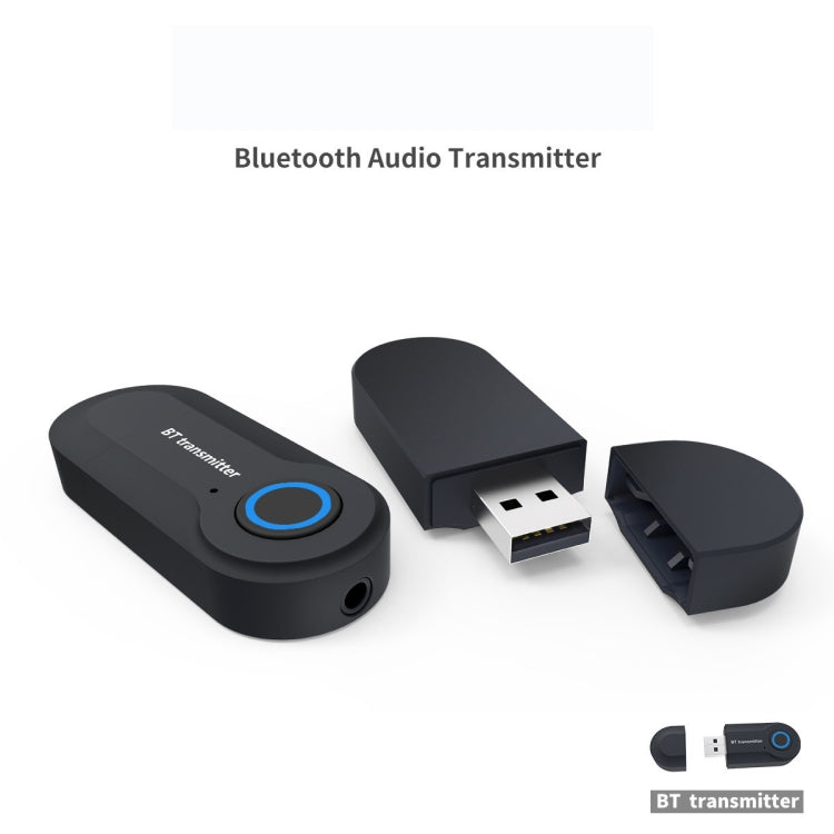 GT09S USB Bluetooth Transmitter 3.5mm Audio Adapter TV Computer Bluetooth Audio Transmitter - Apple Accessories by buy2fix | Online Shopping UK | buy2fix