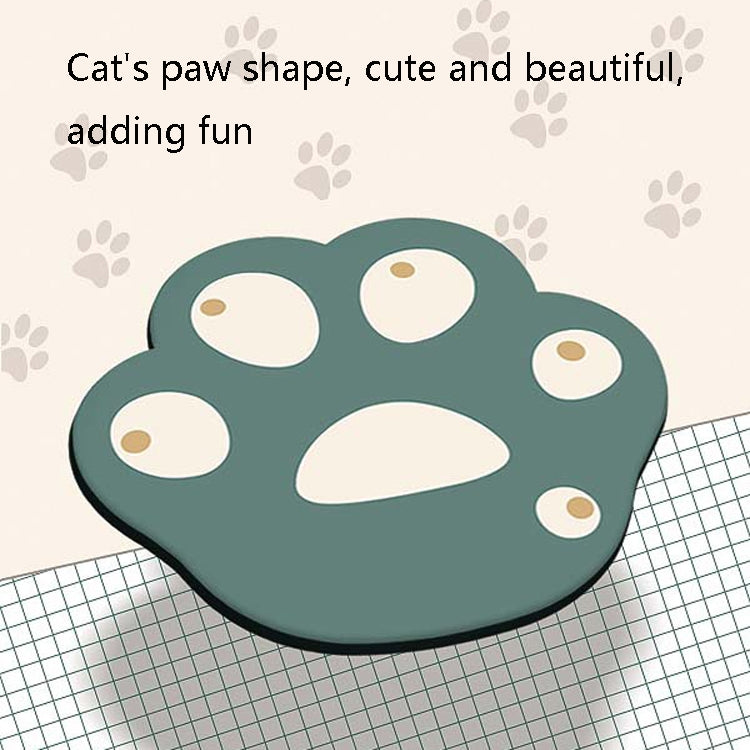 3 PCS XH12 Cats Claw Cute Cartoon Mouse Pad, Size: 280 x 250 x 3mm(Ink Green) - Mouse Pads by buy2fix | Online Shopping UK | buy2fix