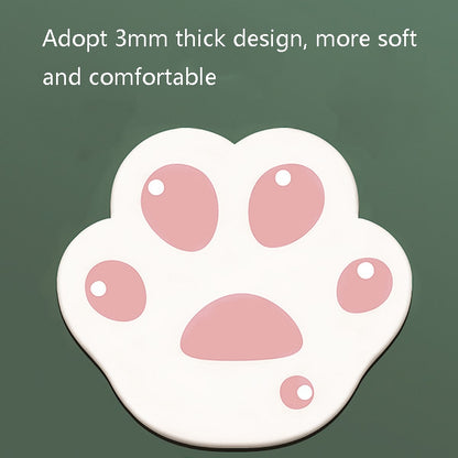 3 PCS XH12 Cats Claw Cute Cartoon Mouse Pad, Size: 280 x 250 x 3mm(Pink) - Mouse Pads by buy2fix | Online Shopping UK | buy2fix