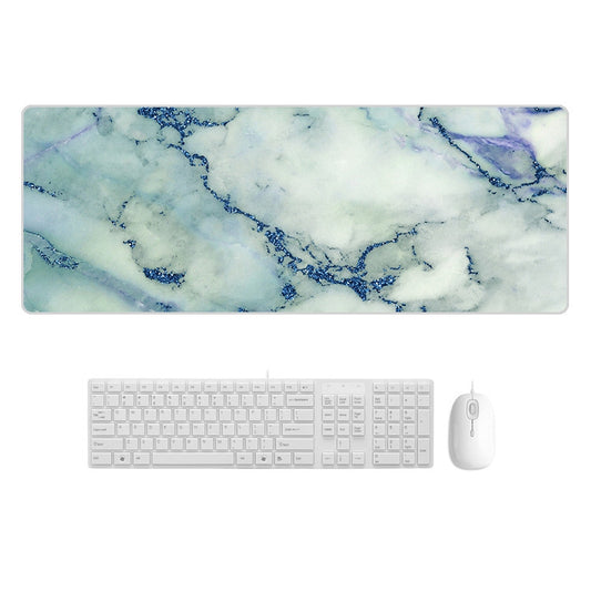 400x900x3mm Marbling Wear-Resistant Rubber Mouse Pad(Blue Crystal Marble) - Mouse Pads by buy2fix | Online Shopping UK | buy2fix