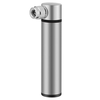 Bicycle Small Aluminum Alloy Pump Portable Mini Basketball Feeding Tube(Silver) - Bicycle Locks & Bicycle Pumps by buy2fix | Online Shopping UK | buy2fix