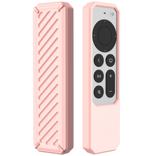 2 PCS Remote Control All-Inclusive Anti-Drop Silicone Protective Cover, Applicable Model: For Apple TV 4K 2021(Pink) - Consumer Electronics by buy2fix | Online Shopping UK | buy2fix