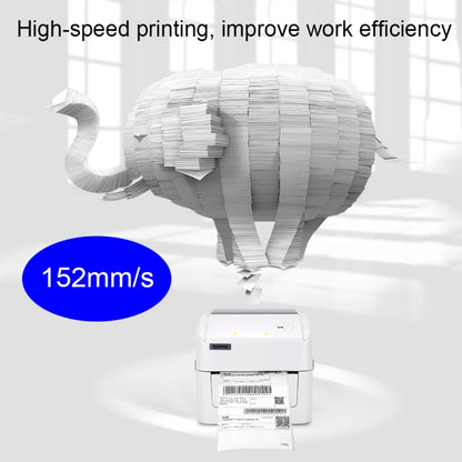 Xprinter XP-420B 108mm Express Order Printer Thermal Label Printer, Style:USB+LAN Port(EU Plug) - Consumer Electronics by Xprinter | Online Shopping UK | buy2fix