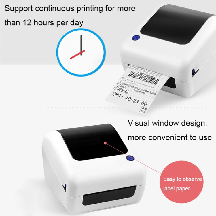 100mm Express Order Printer Thermal Self-adhesive Label Printing Machine, Style:IP486BT(AU Plug) - Consumer Electronics by buy2fix | Online Shopping UK | buy2fix