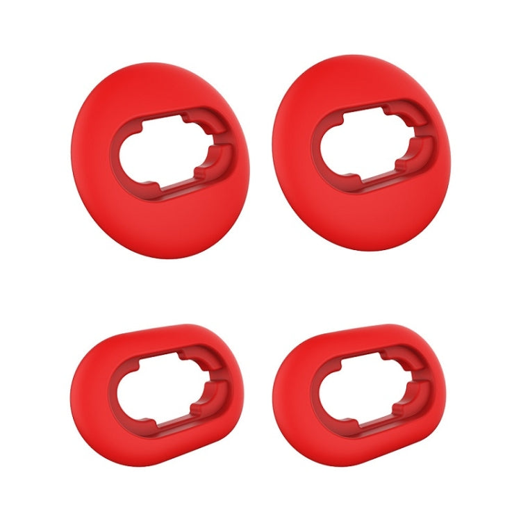 2 Sets Bluetooth Earphone Silicone Earplug Caps For Samsung Galaxy Buds Live(Red-2 Pairs) - Apple Accessories by buy2fix | Online Shopping UK | buy2fix