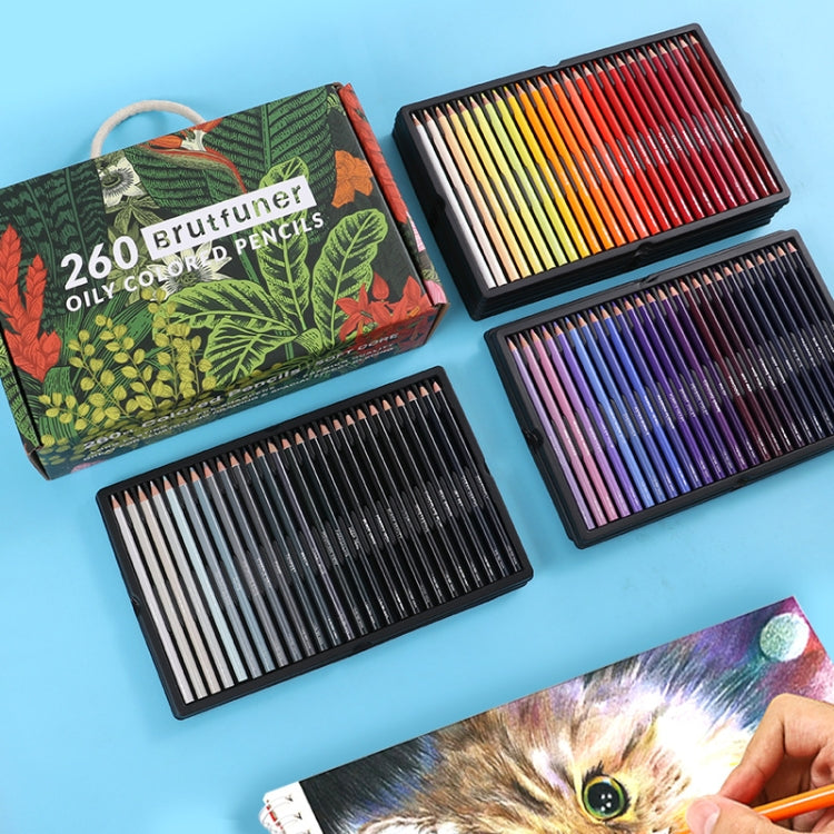 BRUTFUNER 520 Colors Color Lead Set Art Painting Oily Hand-Painted Color Lead(Gift Box Packaging) - Art Supplies by BRUTFUNER | Online Shopping UK | buy2fix