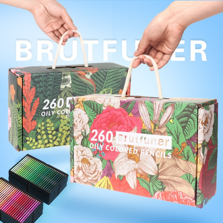 BRUTFUNER 520 Colors Color Lead Set Art Painting Oily Hand-Painted Color Lead(Gift Box Packaging) - Art Supplies by BRUTFUNER | Online Shopping UK | buy2fix