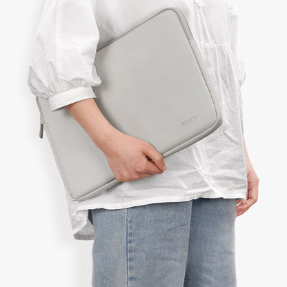 Baona BN-Q001 PU Leather Laptop Bag, Colour: Pink, Size: 13/13.3/14 inch - 14.1 inch by Baona | Online Shopping UK | buy2fix