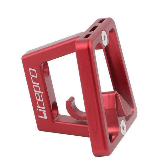 Litepro Split Pig Nose Rest Aluminum Alloy Front Shelf Installed Seat(Red) - Holders by Litepro | Online Shopping UK | buy2fix