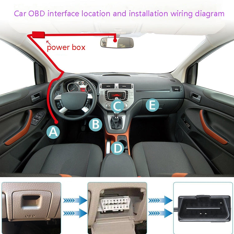 H507 Driving Recorder OBD Step-down Line Car ACC Three-Core Power Cord 12/24V To 5V 3A Low Pressure Protection Line, Specification: Mini Straight - In Car by buy2fix | Online Shopping UK | buy2fix