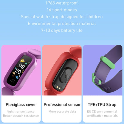 S90 Sleep Monitoring Bluetooth Sports Pedometer Smart Bracelet(Purple) - Smart Wear by buy2fix | Online Shopping UK | buy2fix