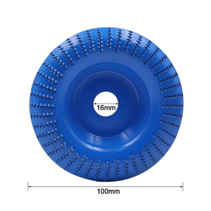 Woodworking Sanding Plastic Stab Discs Hard Round Grinding Wheels For Angle Grinders, Specification: 100mm Blue Curved - Abrasive Tools & Accessories by buy2fix | Online Shopping UK | buy2fix