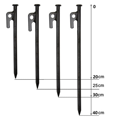 4 PCS 40cm Outdoor Camping Windproof Fixed Canopy Ground Nails - Tents & Accessories by buy2fix | Online Shopping UK | buy2fix