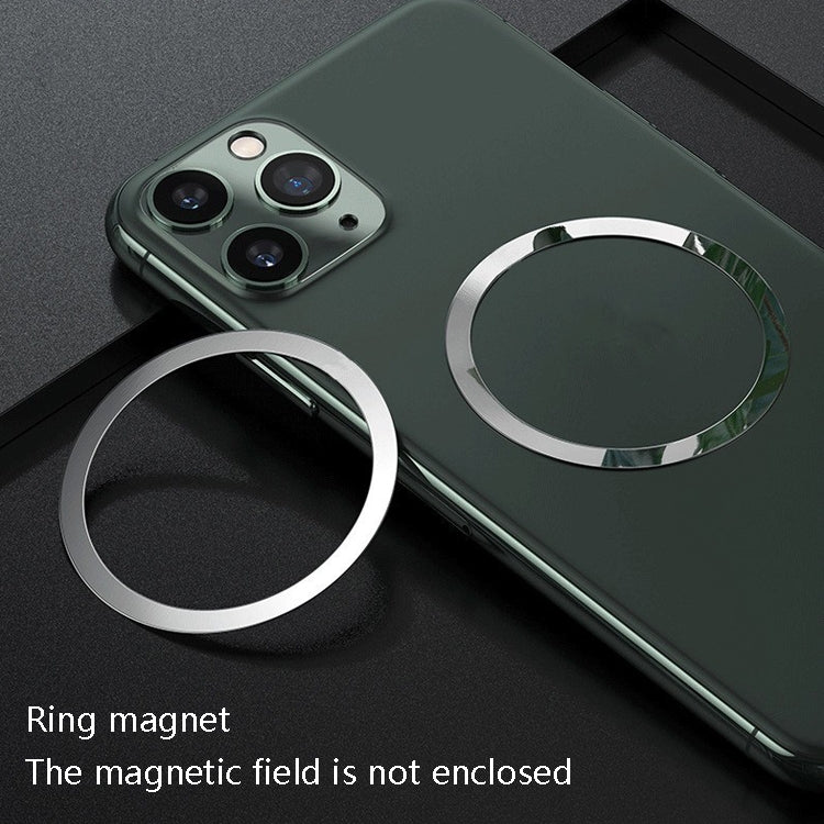 20 PCS Ring Car Magnetic Suction Wireless Charger Lead Magnetic Ring Back Sticker, Color: Silver - Hand-Sticking Bracket by buy2fix | Online Shopping UK | buy2fix