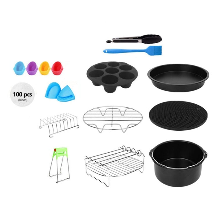 13 PCS/Set 8 inch Air Fryer Baking Accessories Set - Kitchen Machine Accessories by buy2fix | Online Shopping UK | buy2fix