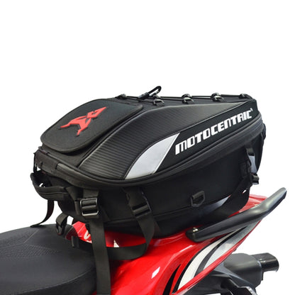MOTOCENTRIC 11-MC-0102 Motorcycle Rear Seat Helmet Bag(Red) - In Car by MOTOCENTRIC | Online Shopping UK | buy2fix