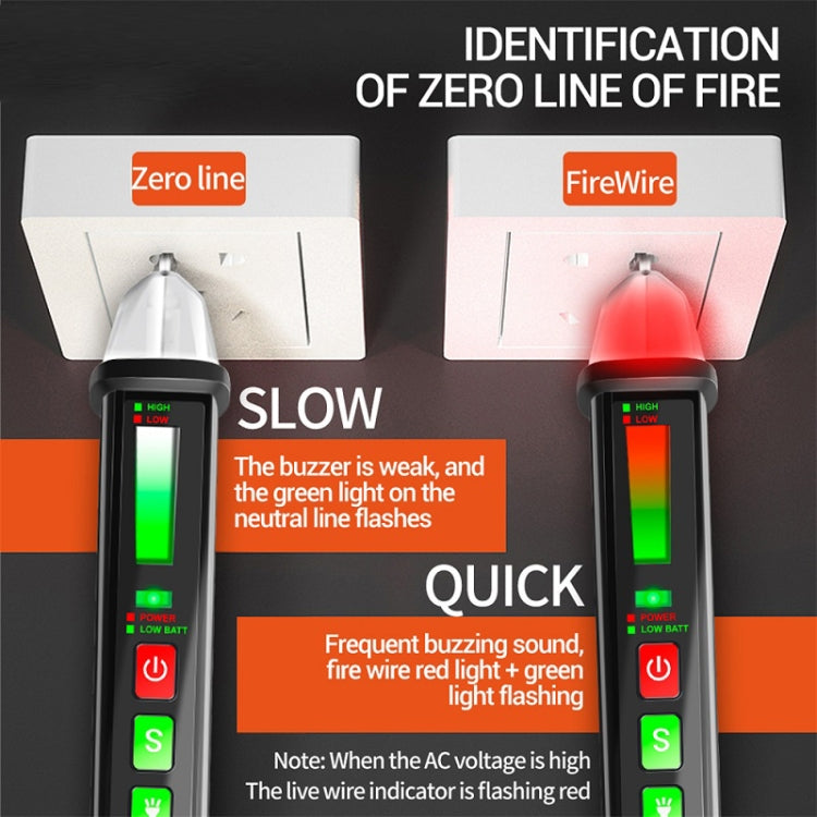 ANENG Multifunctional Electrician Leakage Induction Pen(VC1015) - Voltage Detector by ANENG | Online Shopping UK | buy2fix