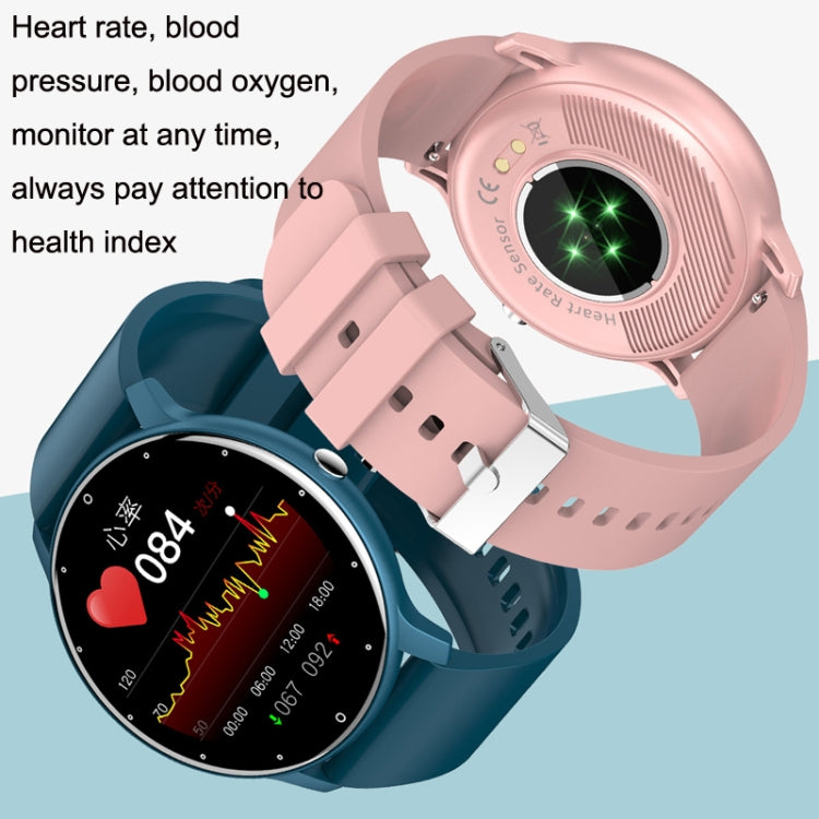 ZL02 Smart Heart Rate Blood Pressure Oxygen Monitoring Sports Pedometer Wireless Bluetooth Watch(Black) - Smart Wear by buy2fix | Online Shopping UK | buy2fix