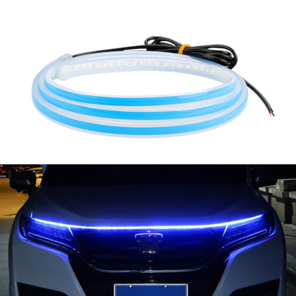 Car LED Streamer Decorative Hood Atmosphere Lights, Style: Monochrome Blue Light(1.5m) - In Car by buy2fix | Online Shopping UK | buy2fix