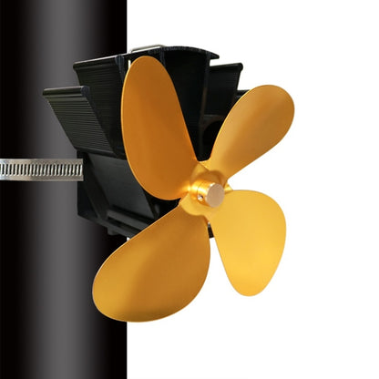 YL603 Thermodynamic Magnetless Wall Mounted Fireplace Fan(Gold) - Consumer Electronics by buy2fix | Online Shopping UK | buy2fix