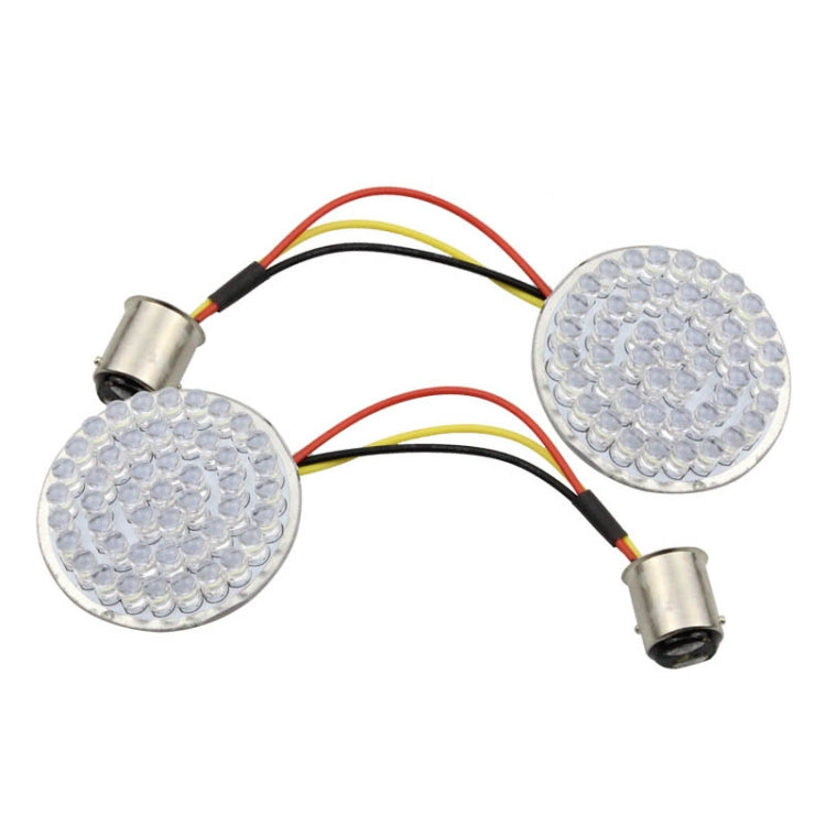 2 PCS Motorcycle LED Signal Steering Lamp For Dyna(White Red Light 1157 Without Lampshade) - In Car by buy2fix | Online Shopping UK | buy2fix