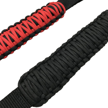 2 PCS Car Rear Handle SUV Modified Umbrella Rope Braided Handle(1070A Red Black) - In Car by buy2fix | Online Shopping UK | buy2fix