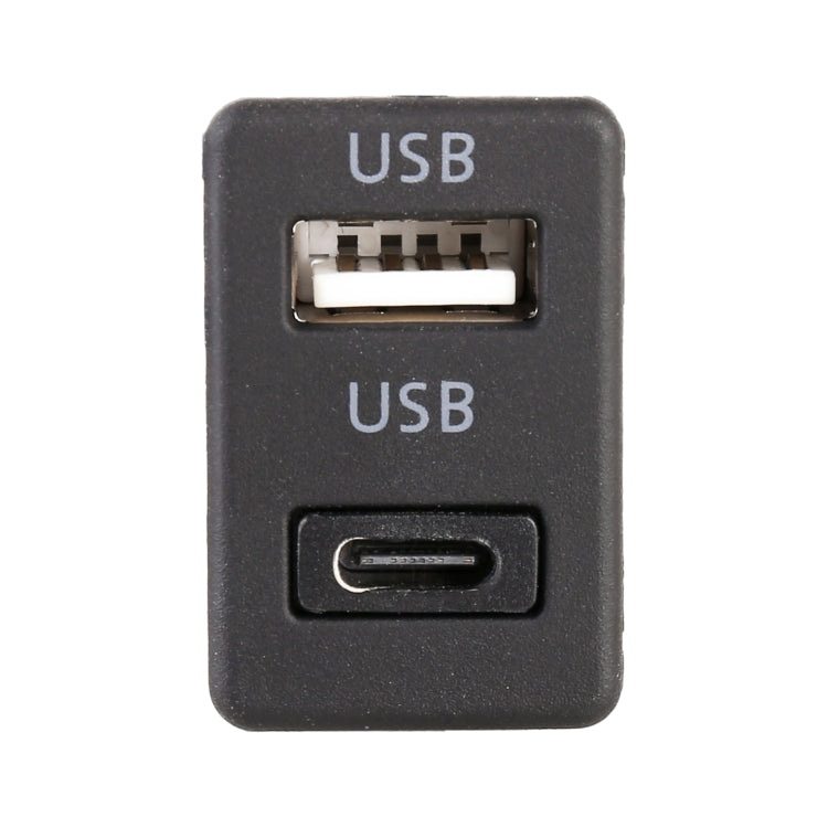 Car Universal Modification Type-C+USB Interface Charging Use Seat - In Car by buy2fix | Online Shopping UK | buy2fix