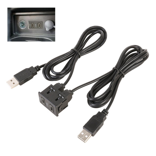 Car Universal Modification Dual Type-C Interface - In Car by buy2fix | Online Shopping UK | buy2fix