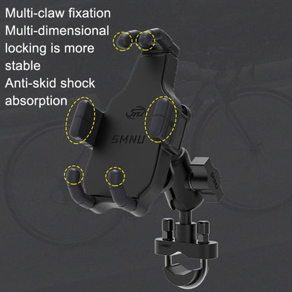 SMNU SM047 Motorcycle Shock Absorption Riding Anti-Shake Bracket(U-type Handle Installation) - In Car by SMNU | Online Shopping UK | buy2fix