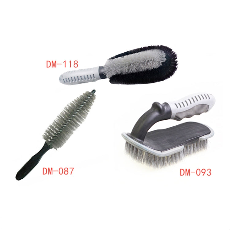 3 PCS Car Tire Brush Carpet Foot Pad Brush, Style: DM-118 Double Twisted Wire Brush - In Car by buy2fix | Online Shopping UK | buy2fix