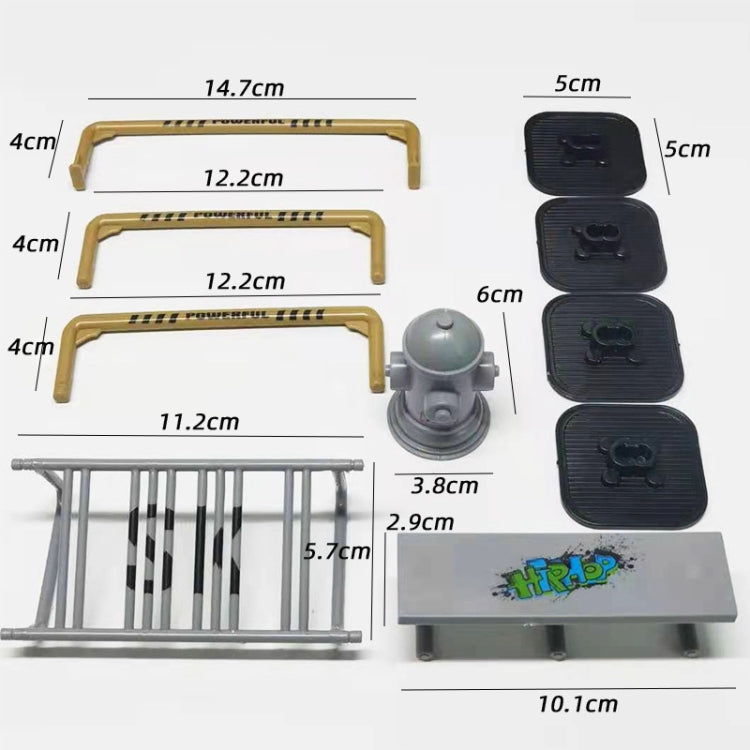 Mini Finger Bike Bicycle Finger Skateboards Skate Ramp Parts Set(CDH-9) - Model Toys by buy2fix | Online Shopping UK | buy2fix