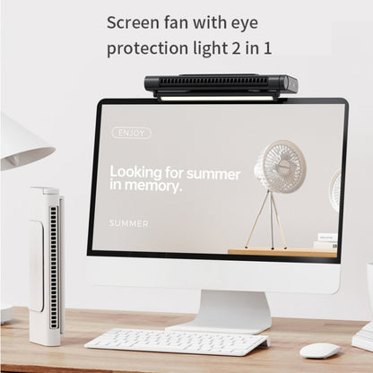 JXS-GP1 Computer Screen Bladeless Turbo Silent Fan With Eye Protection Light Function(Black) - Consumer Electronics by buy2fix | Online Shopping UK | buy2fix