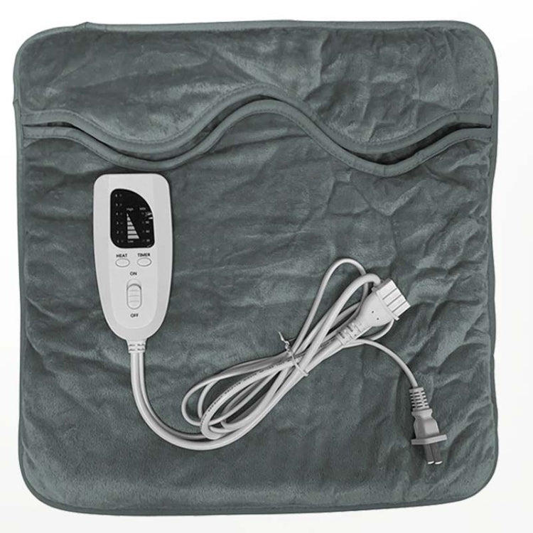 60W  Electric Feet Warmer For Women Men Pad Heating Blanket US Plug 120V(Silver Gray) - Consumer Electronics by buy2fix | Online Shopping UK | buy2fix