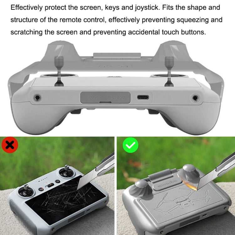 Sunnylife MM3-YK466 RC Joystick Screen Scratch Resistant Remote Control Protective Hood for DJI Mini 3 Pro(Grey) - DJI & GoPro Accessories by Sunnylife | Online Shopping UK | buy2fix