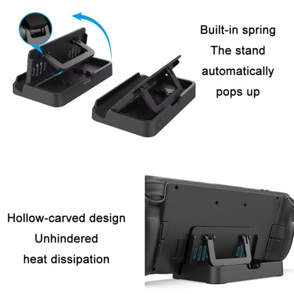 PGTECH For Steam Deck Adjustable Folding Console Stand + Trackpad Sticker Set - Accessories by buy2fix | Online Shopping UK | buy2fix