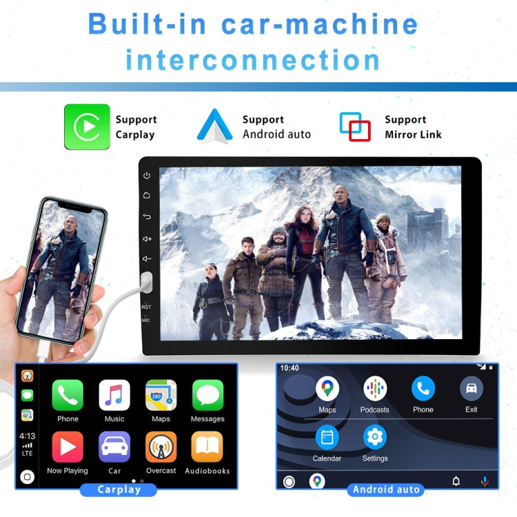 Q3570 9 inch Carplay Single Spindle MP5 Player, Style: Standard - In Car by buy2fix | Online Shopping UK | buy2fix