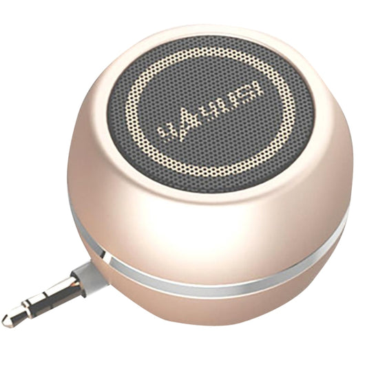 Yayusi A5 Mobile Phone Computer Plug In Audio Mini External Speaker, Color: Local Gold - Mini Speaker by Yayusi | Online Shopping UK | buy2fix