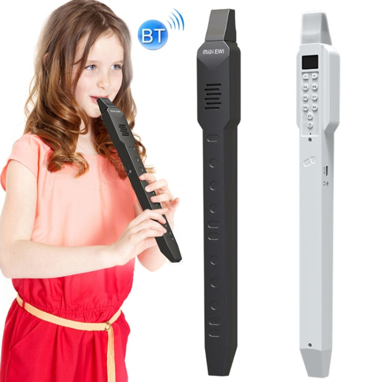 Mini Digital Electronic Saxophone Wind Instrument for Imitation of Various Musical Instrument Sounds(White English) - Wind Instruments by buy2fix | Online Shopping UK | buy2fix